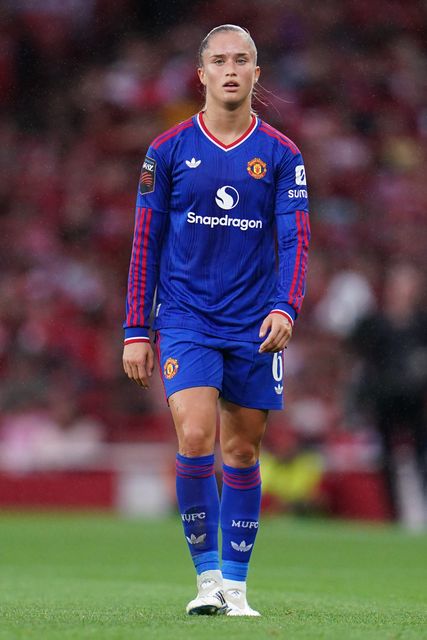 Andrea Medina of Manchester United during the Women's Super League match Arsenal vs Manchester United at Emirates, London, United Kingdom on 19 September 2026

(Photo by Harvey Murphy/News Images)
