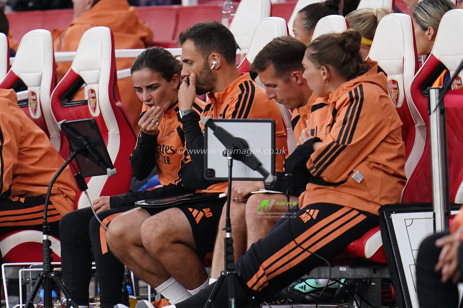 Renée Slegers manager of Arsenal during the Women's Super League match Arsenal vs Manchester United at Emirates, London, United Kingdom on 19 September 2026

(Photo by Harvey Murphy/News Images)