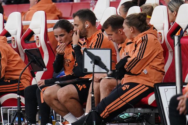 Renée Slegers manager of Arsenal during the Women's Super League match Arsenal vs Manchester United at Emirates, London, United Kingdom on 19 September 2026

(Photo by Harvey Murphy/News Images)