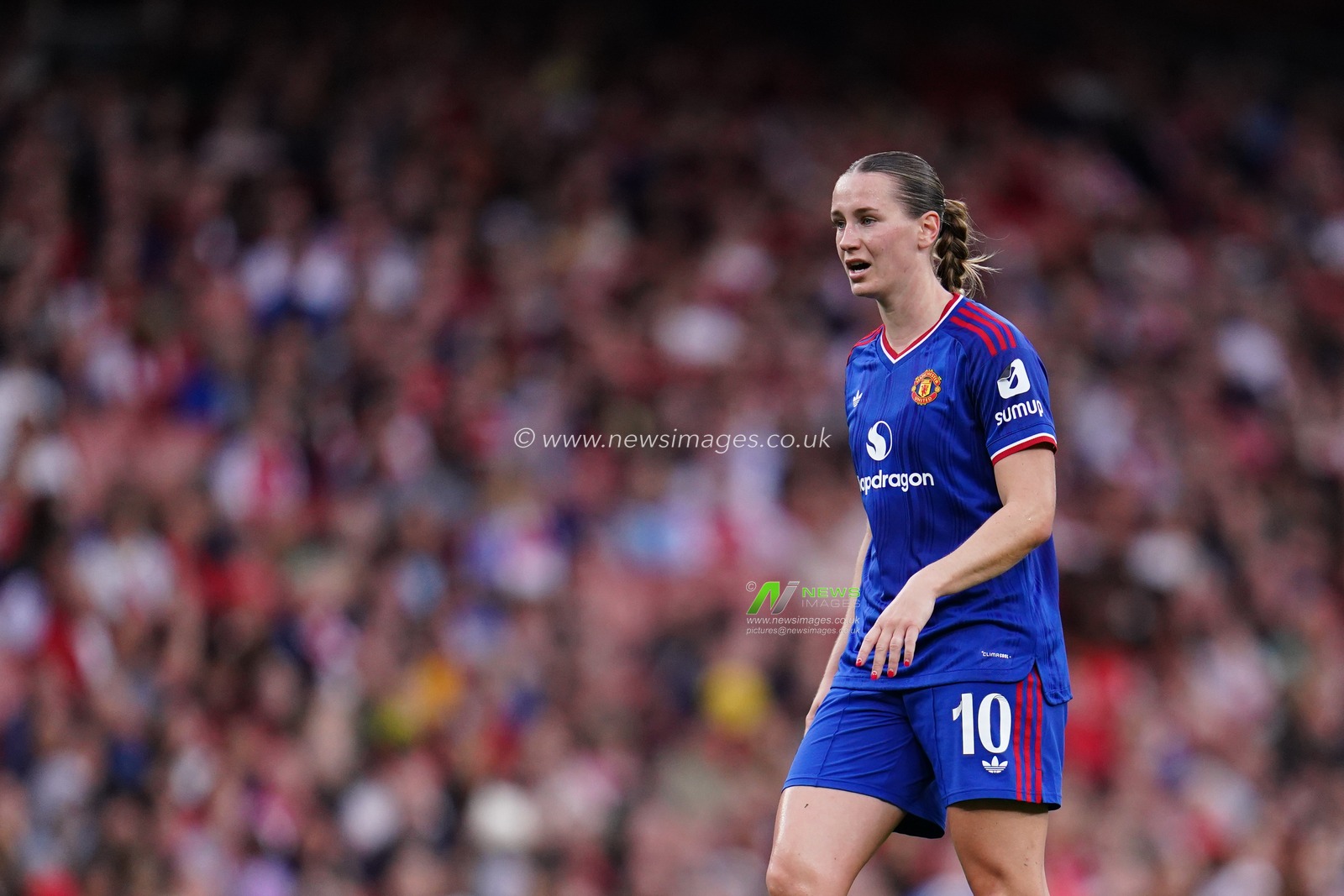 Elizabeth Terland of Manchester United during the Women's Super League match Arsenal vs Manchester United at Emirates, London, United Kingdom on 19 September 2026

(Photo by Harvey Murphy/News Images)