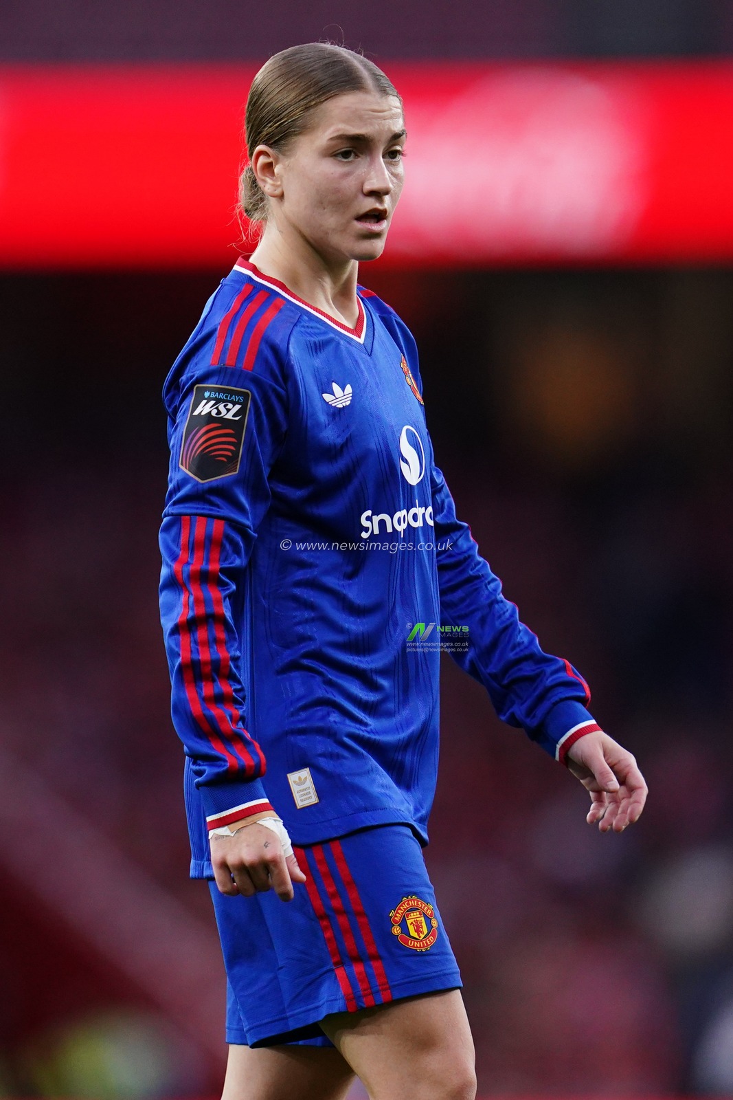 Jess Park of Manchester united during the Women's Super League match Arsenal vs Manchester United at Emirates, London, United Kingdom on 19 September 2026

(Photo by Harvey Murphy/News Images)