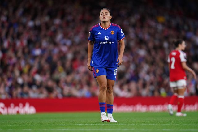 Rebeca Bernal of Manchester United during the Women's Super League match Arsenal vs Manchester United at Emirates, London, United Kingdom on 19 September 2026

(Photo by Harvey Murphy/News Images)