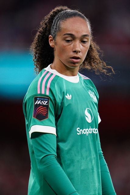 Phallon Tullis-Joyce of Manchester united during the Women's Super League match Arsenal vs Manchester United at Emirates, London, United Kingdom on 19 September 2026

(Photo by Harvey Murphy/News Images)