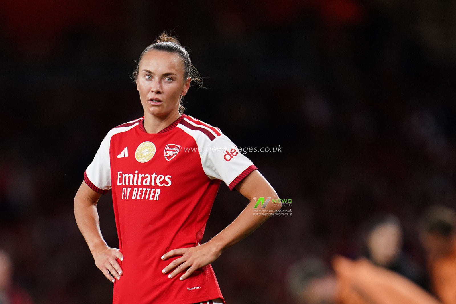 Caitlin Foord of Arsenal during the Women's Super League match Arsenal vs Manchester United at Emirates, London, United Kingdom on 19 September 2026

(Photo by Harvey Murphy/News Images)