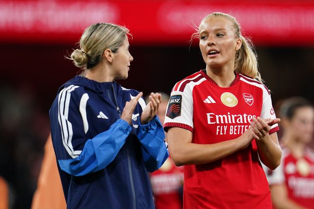 Full time scenes during the Women's Super League match Arsenal vs Manchester United at Emirates, London, United Kingdom on 19 September 2026

(Photo by Harvey Murphy/News Images)