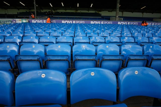 A general view of the seat patterns during the Premier League match Leeds United vs Crystal Palace at Elland Road, Leeds, United Kingdom on 20 September 2026

(Photo by Maynard Manyowa/News Images)