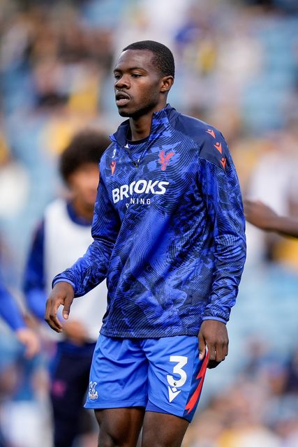 Tyrick Mitchell of Crystal Palace in the pregame warmup session  during the Premier League match Leeds United vs Crystal Palace at Elland Road, Leeds, United Kingdom on 20 September 2026

(Photo by Maynard Manyowa/News Images)