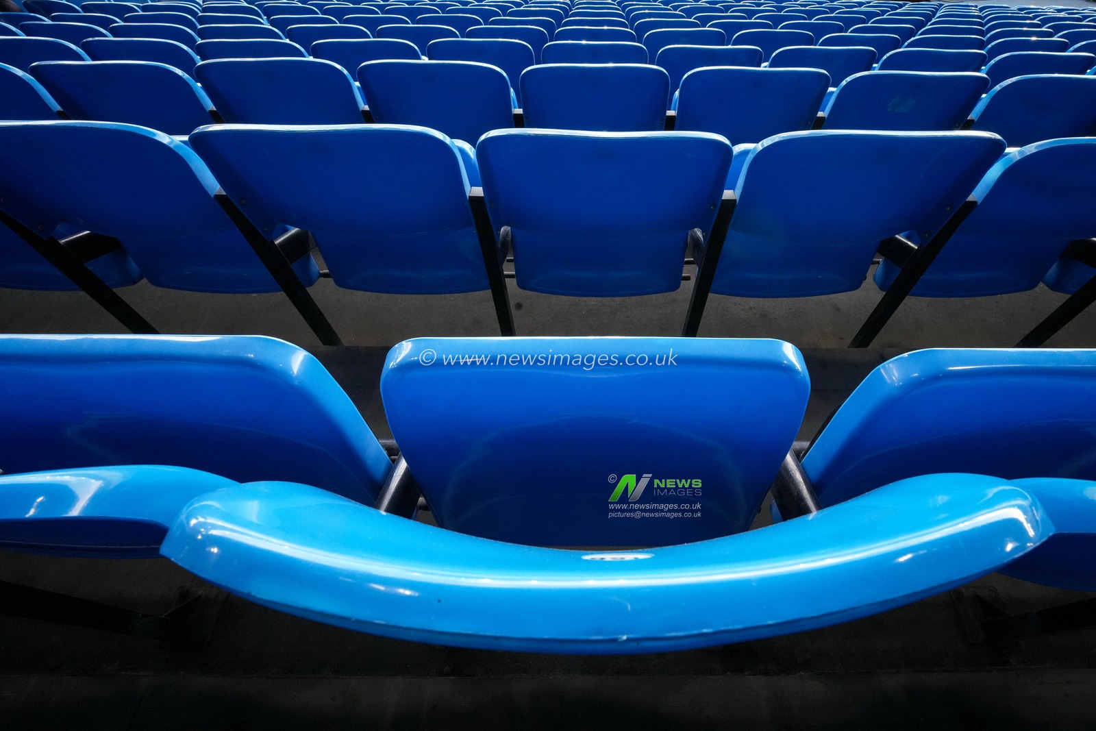 A general view of the seat patterns during the Premier League match Leeds United vs Crystal Palace at Elland Road, Leeds, United Kingdom on 20 September 2026

(Photo by Maynard Manyowa/News Images)