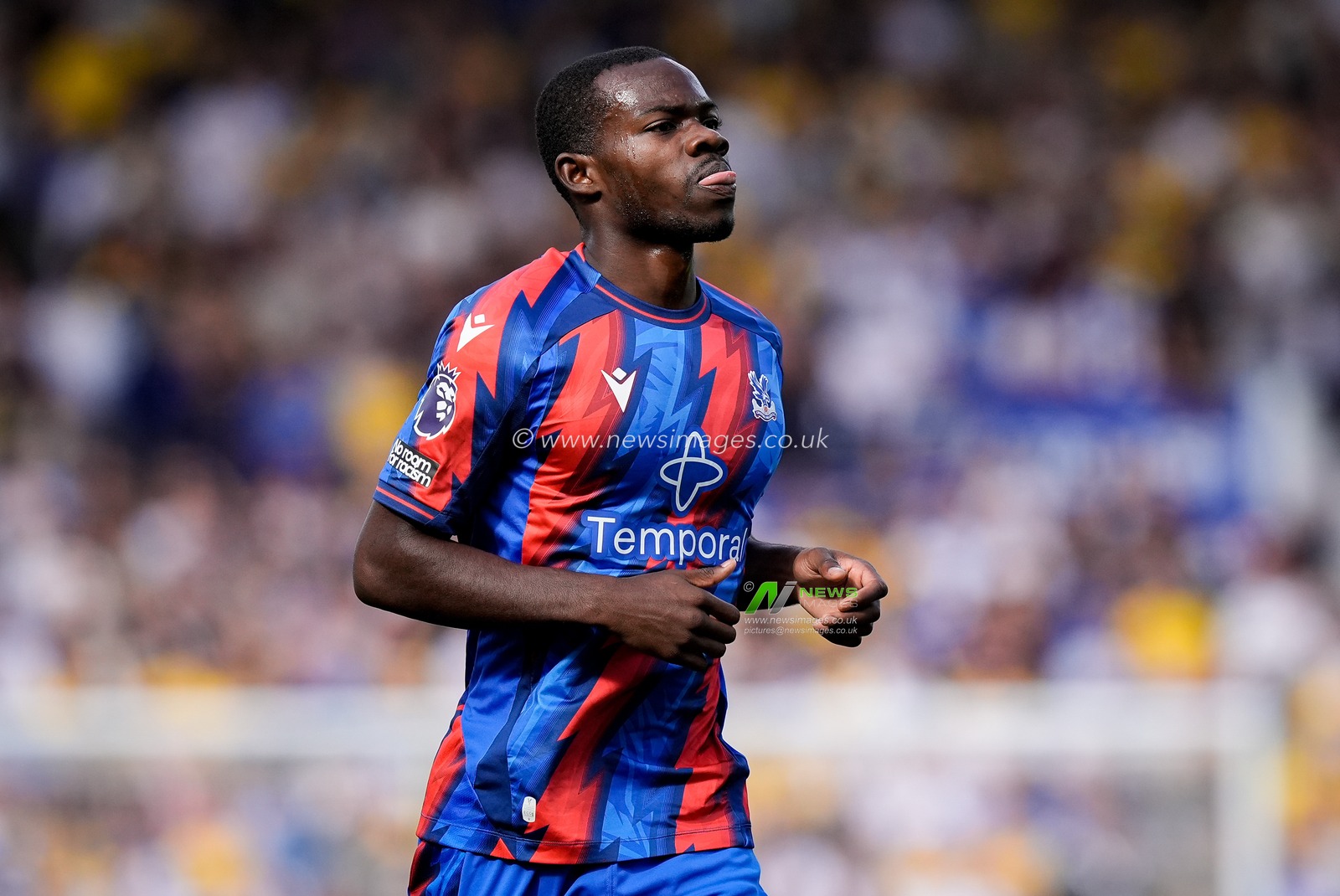 Tyrick Mitchell of Crystal Palace in action during the Premier League match Leeds United vs Crystal Palace at Elland Road, Leeds, United Kingdom on 20 September 2026

(Photo by Maynard Manyowa/News Images)