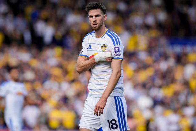 Anton Stach of Leeds United in action during the Premier League match Leeds United vs Crystal Palace at Elland Road, Leeds, United Kingdom on 20 September 2026

(Photo by Maynard Manyowa/News Images)