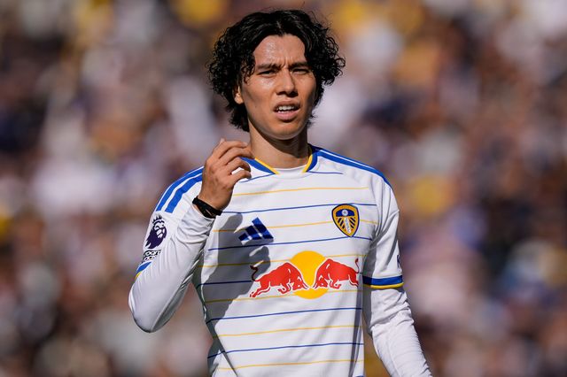 Ao Tanaka of Leeds United during the Premier League match Leeds United vs Crystal Palace at Elland Road, Leeds, United Kingdom on 20 September 2026

(Photo by Maynard Manyowa/News Images)