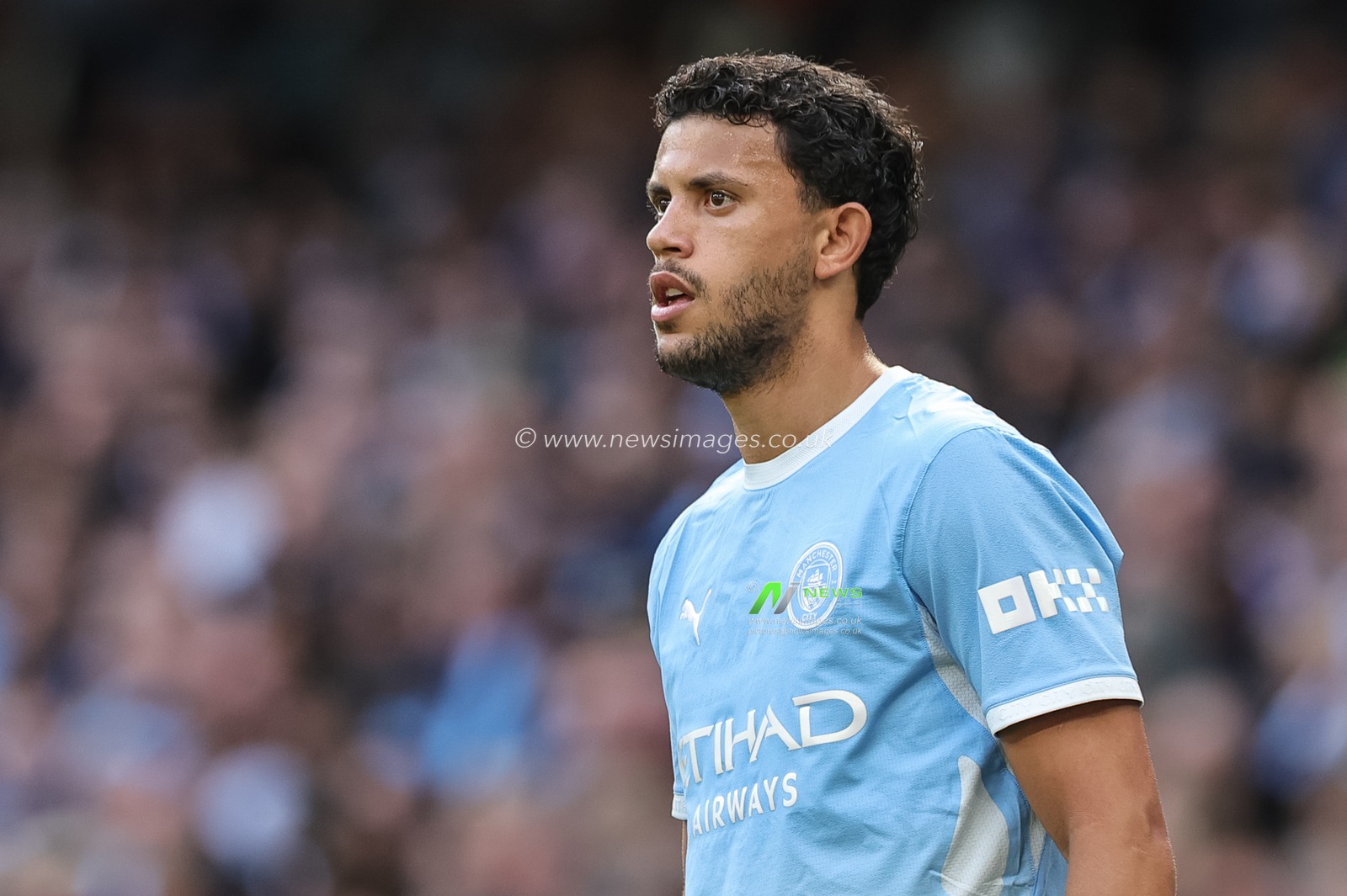 Matheus Nunes of Manchester City during the Premier League match Manchester City vs Sunderland at Etihad Stadium, Manchester, United Kingdom on 20 September 2026

(Photo by Mark Cosgrove/News Images)