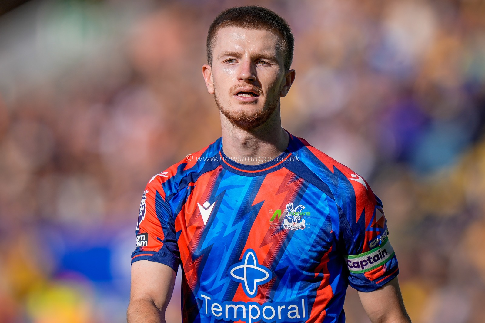 Adam Wharton of Crystal Palace in action during the Premier League match Leeds United vs Crystal Palace at Elland Road, Leeds, United Kingdom on 20 September 2026

(Photo by Maynard Manyowa/News Images)