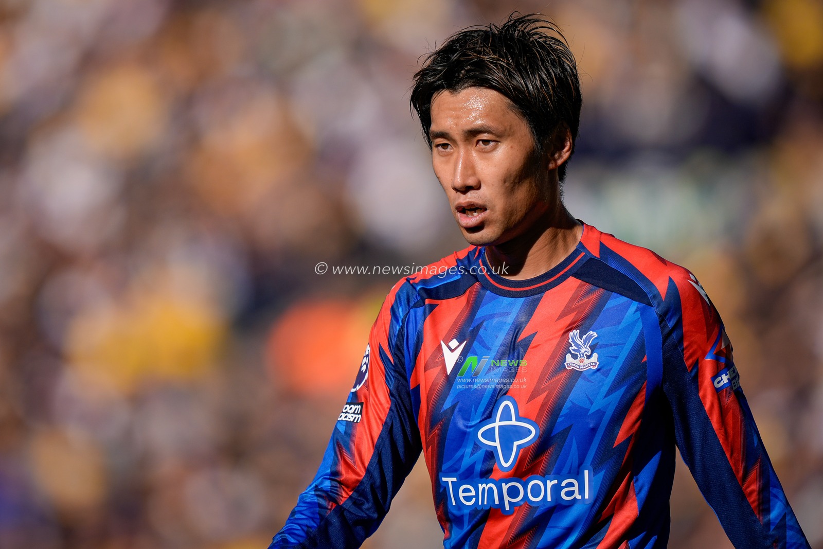 Daichi Kamada of Crystal Palace in action during the Premier League match Leeds United vs Crystal Palace at Elland Road, Leeds, United Kingdom on 20 September 2026

(Photo by Maynard Manyowa/News Images)