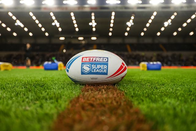 The Betfred Super League ball during the Betfred Super League Play-off Semi-Final match Leeds Rhinos vs Warrington Wolves at AMT Headingley Stadium, Leeds, United Kingdom on 25 September 2026

(Photo by Alfie Cosgrove/News Images)