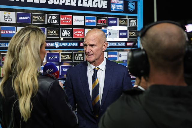 Brad Arthur manager of Leeds Rhinos during the Betfred Super League Play-off Semi-Final match Leeds Rhinos vs Warrington Wolves at AMT Headingley Stadium, Leeds, United Kingdom on 25 September 2026

(Photo by Mark Cosgrove/News Images)