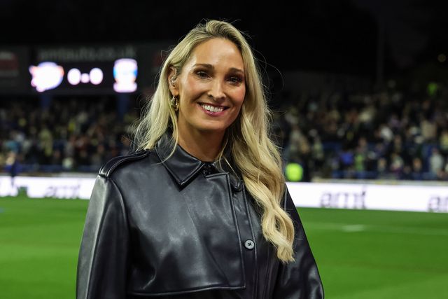 Jenna Brooks of Sky Sports Rugby League during the Betfred Super League Play-off Semi-Final match Leeds Rhinos vs Warrington Wolves at AMT Headingley Stadium, Leeds, United Kingdom on 25 September 2026

(Photo by Mark Cosgrove/News Images)