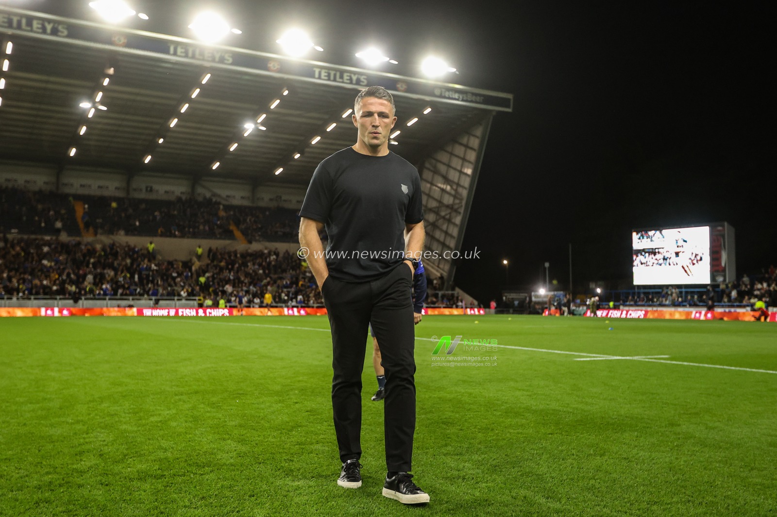 Sam Burgess manager of Warrington Wolves during the Betfred Super League Play-off Semi-Final match Leeds Rhinos vs Warrington Wolves at AMT Headingley Stadium, Leeds, United Kingdom on 25 September 2026

(Photo by Alfie Cosgrove/News Images)