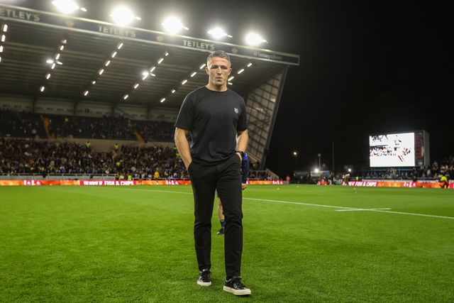 Sam Burgess manager of Warrington Wolves during the Betfred Super League Play-off Semi-Final match Leeds Rhinos vs Warrington Wolves at AMT Headingley Stadium, Leeds, United Kingdom on 25 September 2026

(Photo by Alfie Cosgrove/News Images)