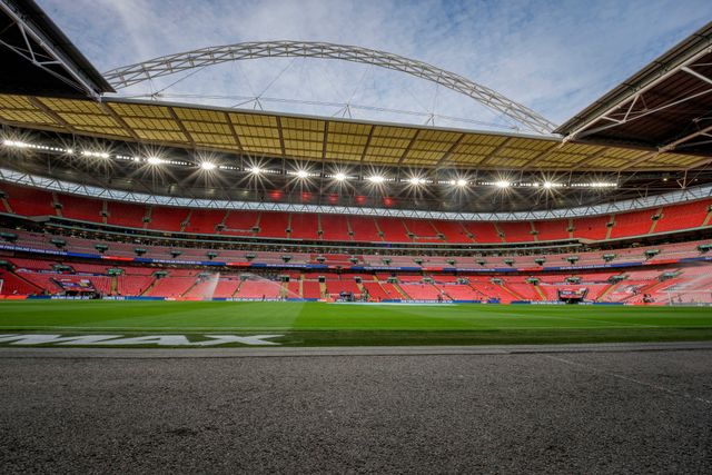 A general view of the stands and pitch before kick off during the UEFA Nations League match England vs Spain at Wembley Stadium, London, United Kingdom on 26 September 2026

(Photo by Maynard Manyowa/News Images)