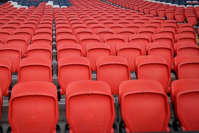 A general view of the seat patterns during the UEFA Nations League match England vs Spain at Wembley Stadium, London, United Kingdom on 26 September 2026

(Photo by Maynard Manyowa/News Images)