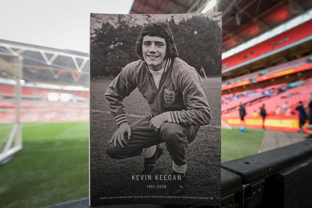 Kevin Keegan in the match day program prior to kick offduring the UEFA Nations League match England vs Spain at Wembley Stadium, London, United Kingdom on 26 September 2026

(Photo by Maynard Manyowa/News Images)