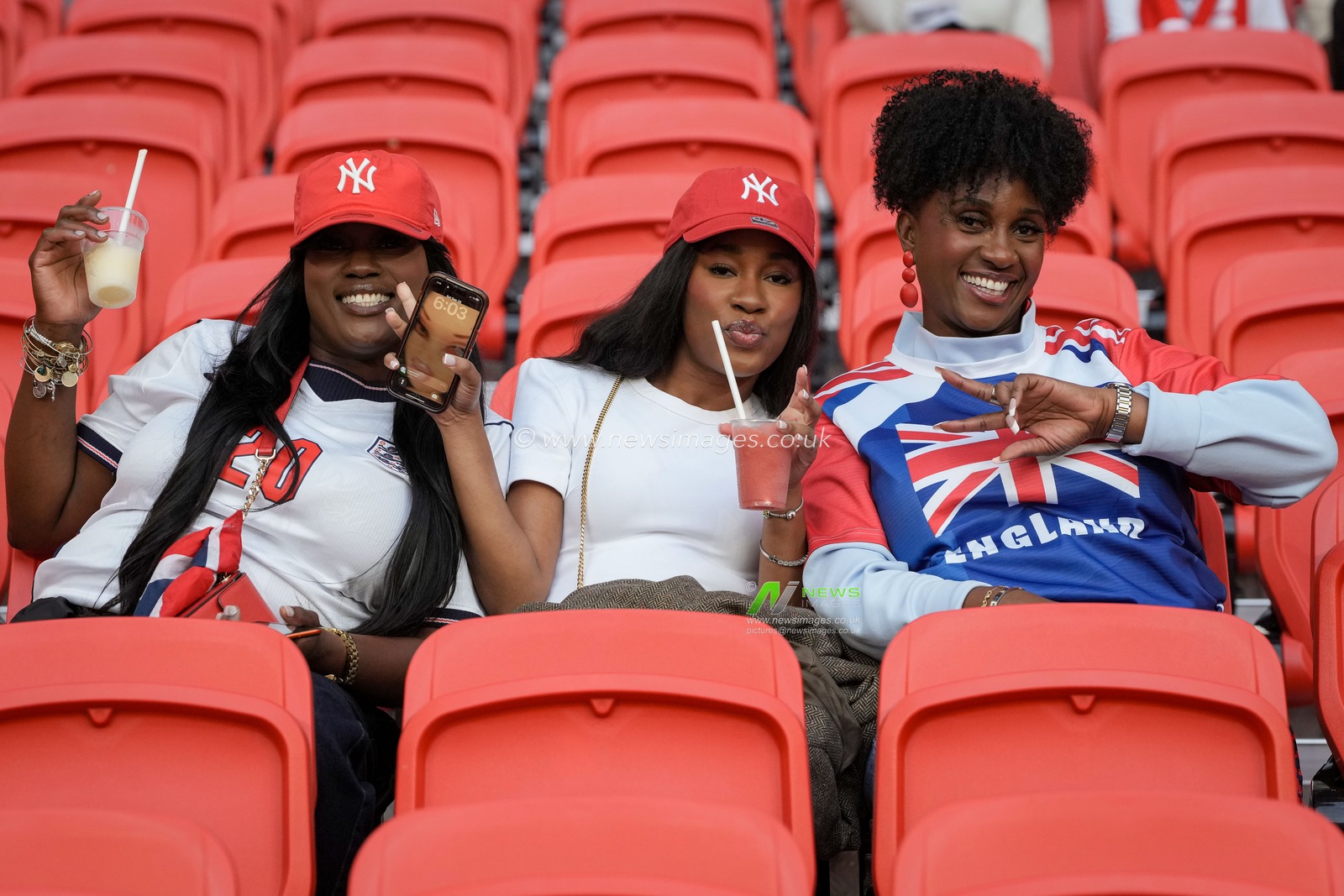 England fans in the stadium before kick off during the UEFA Nations League match England vs Spain at Wembley Stadium, London, United Kingdom on 26 September 2026

(Photo by Maynard Manyowa/News Images)