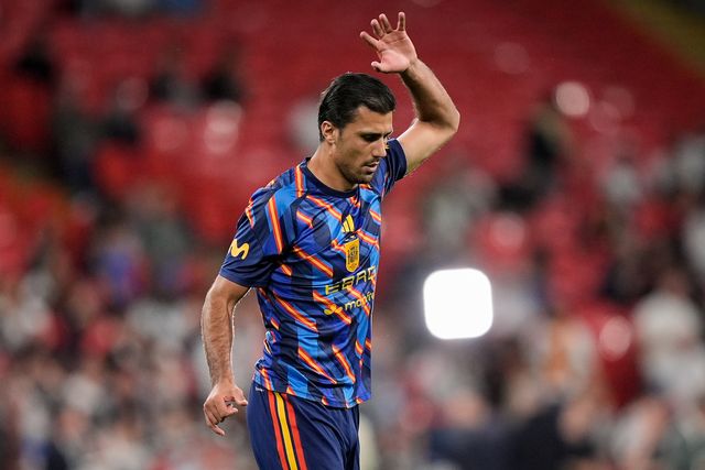 Rodri of Spain in the pregame warmup session  during the UEFA Nations League match England vs Spain at Wembley Stadium, London, United Kingdom on 26 September 2026

(Photo by Maynard Manyowa/News Images)