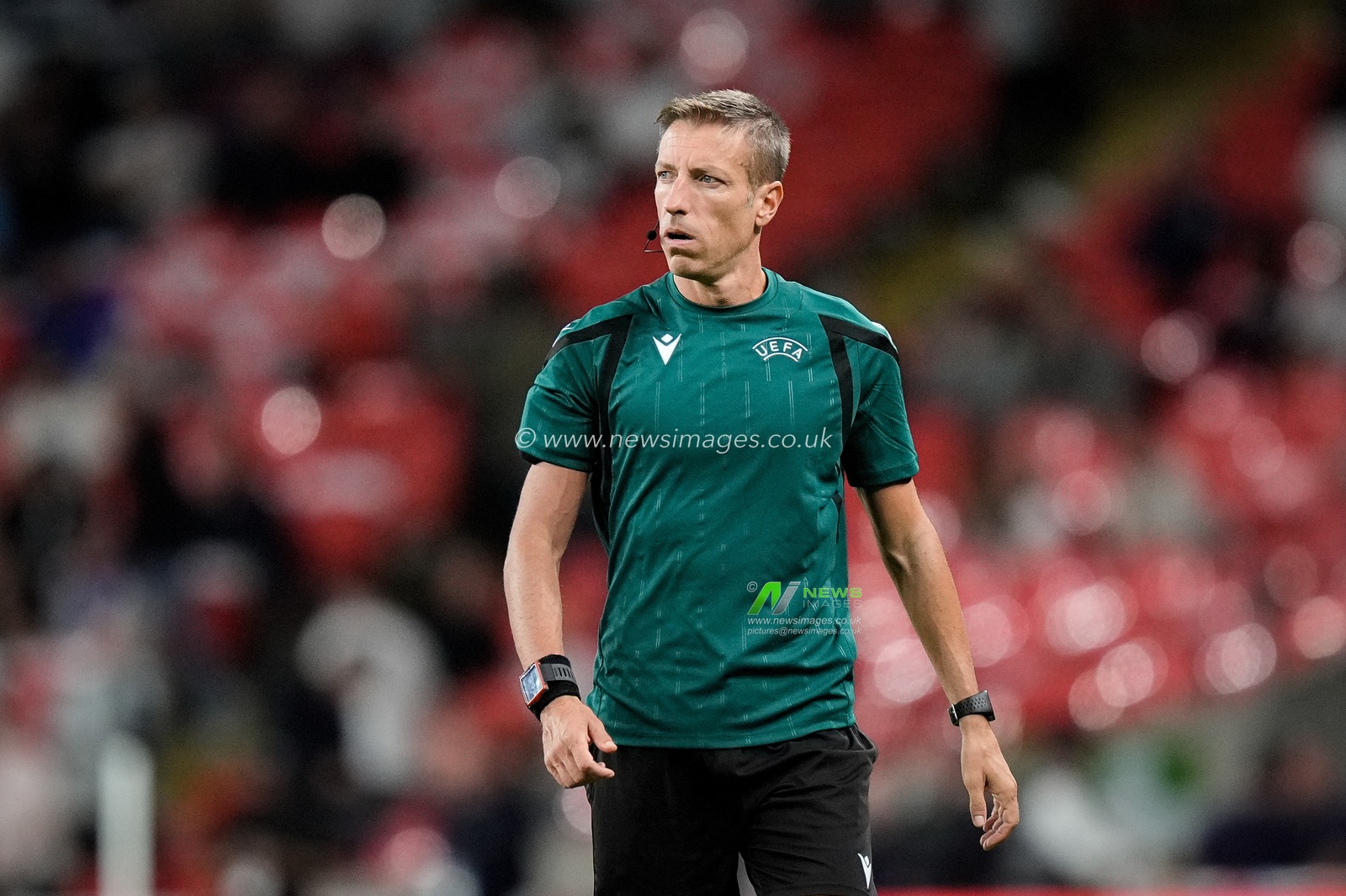 Referee Davide Massa during the UEFA Nations League match England vs Spain at Wembley Stadium, London, United Kingdom on 26 September 2026

(Photo by Maynard Manyowa/News Images)