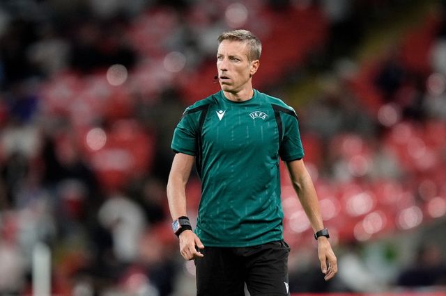 Referee Davide Massa during the UEFA Nations League match England vs Spain at Wembley Stadium, London, United Kingdom on 26 September 2026

(Photo by Maynard Manyowa/News Images)