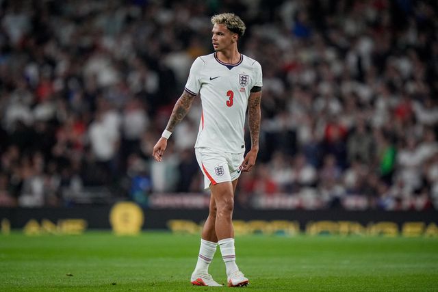 Nico O’Reilly of England in action during the UEFA Nations League match England vs Spain at Wembley Stadium, London, United Kingdom on 26 September 2026

(Photo by Maynard Manyowa/News Images)