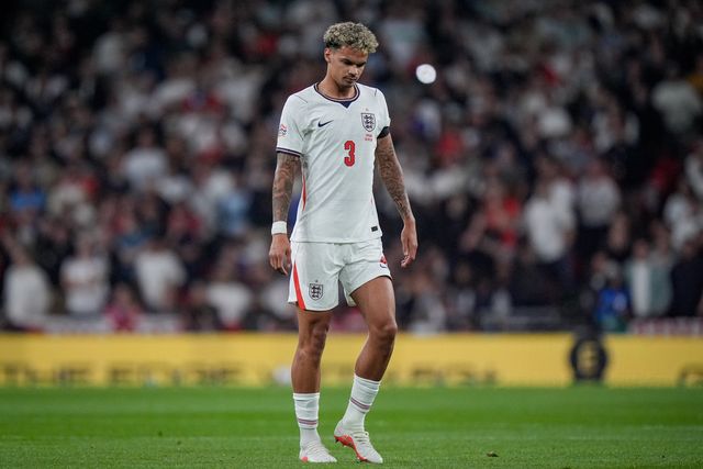 Nico O’Reilly of England in action during the UEFA Nations League match England vs Spain at Wembley Stadium, London, United Kingdom on 26 September 2026

(Photo by Maynard Manyowa/News Images)