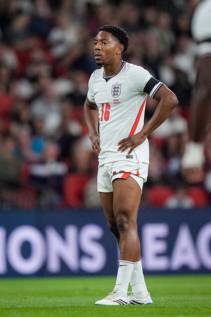 Myles Lewis-Skelly of England in action during the UEFA Nations League match England vs Spain at Wembley Stadium, London, United Kingdom on 26 September 2026

(Photo by Maynard Manyowa/News Images)