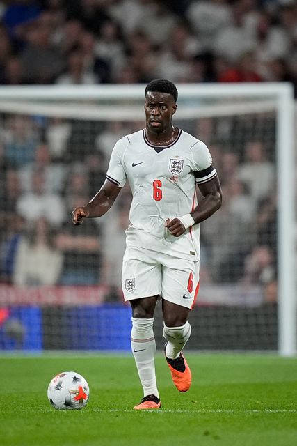 Marc Guéhi of England in action during the UEFA Nations League match England vs Spain at Wembley Stadium, London, United Kingdom on 26 September 2026

(Photo by Maynard Manyowa/News Images)