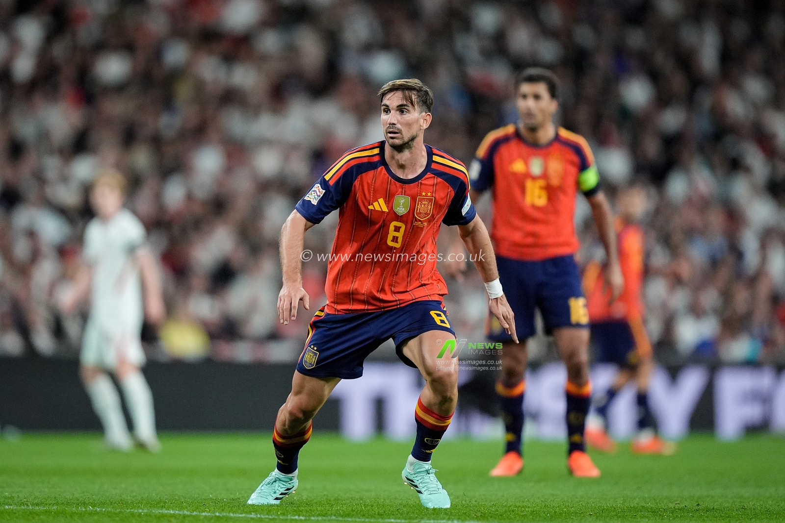 Fabián Ruiz of Spain in action during the UEFA Nations League match England vs Spain at Wembley Stadium, London, United Kingdom on 26 September 2026

(Photo by Maynard Manyowa/News Images)