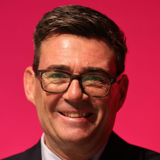 Prime Minister of the United Kingdom Andy Burnham looks on and smiles as the opening speech gets underway during the Labour Party Annual Conference 2026 at Convention Centre, Liverpool, United Kingdom on 27 September 2026

(Photo by Mark Cosgrove/News Images)
