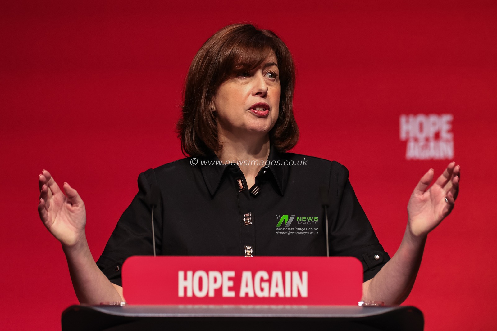 Deputy Leader of the Labour Party and Secretary of State for Education Lucy Powell MP speaks during the Labour Party Annual Conference 2026 at Convention Centre, Liverpool, United Kingdom on 27 September 2026

(Photo by Mark Cosgrove/News Images)