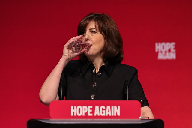Deputy Leader of the Labour Party and Secretary of State for Education Lucy Powell MP speaks during the Labour Party Annual Conference 2026 at Convention Centre, Liverpool, United Kingdom on 27 September 2026

(Photo by Mark Cosgrove/News Images)