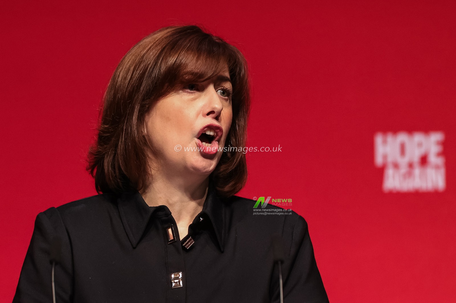 Deputy Leader of the Labour Party and Secretary of State for Education Lucy Powell MP speaks during the Labour Party Annual Conference 2026 at Convention Centre, Liverpool, United Kingdom on 27 September 2026

(Photo by Mark Cosgrove/News Images)