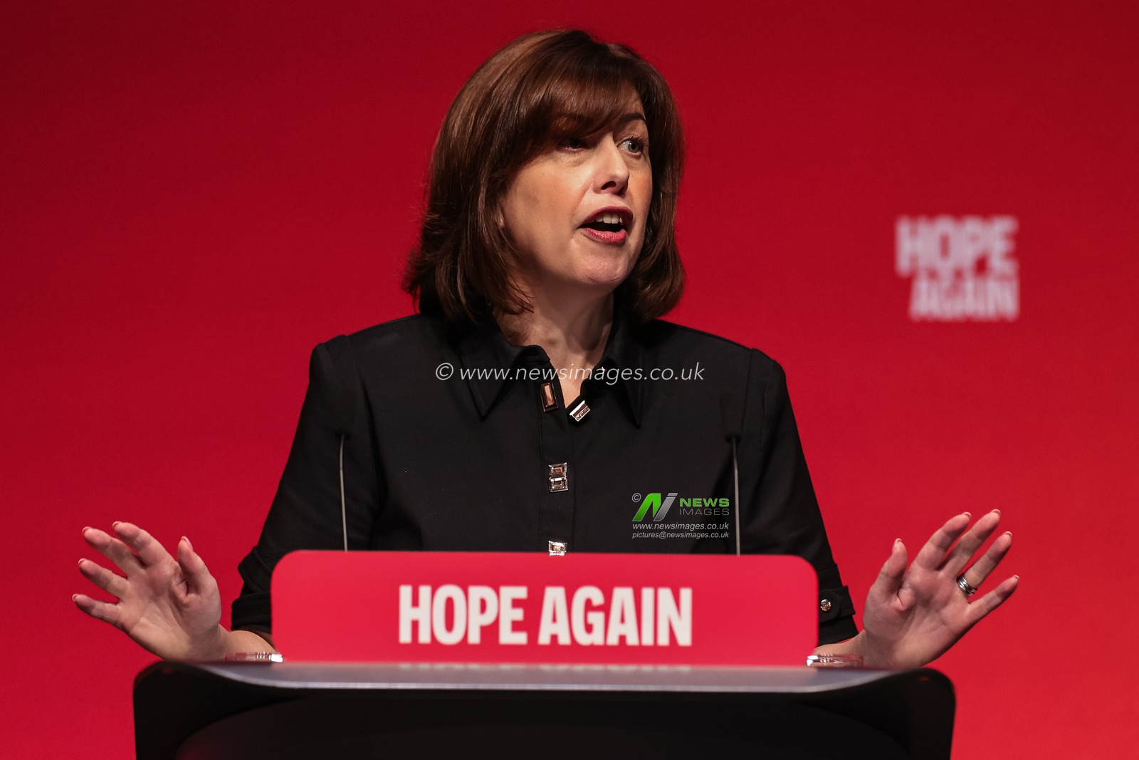 Deputy Leader of the Labour Party and Secretary of State for Education Lucy Powell MP speaks during the Labour Party Annual Conference 2026 at Convention Centre, Liverpool, United Kingdom on 27 September 2026

(Photo by Mark Cosgrove/News Images)