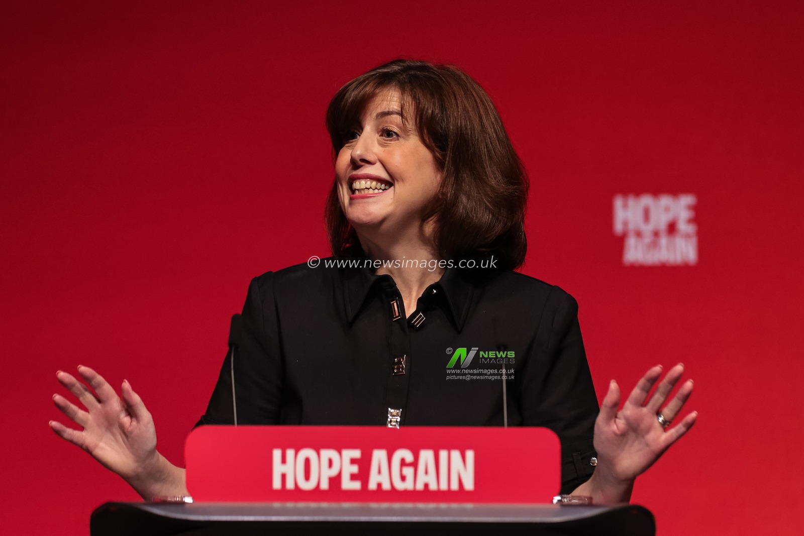Deputy Leader of the Labour Party and Secretary of State for Education Lucy Powell MP speaks during the Labour Party Annual Conference 2026 at Convention Centre, Liverpool, United Kingdom on 27 September 2026

(Photo by Mark Cosgrove/News Images)
