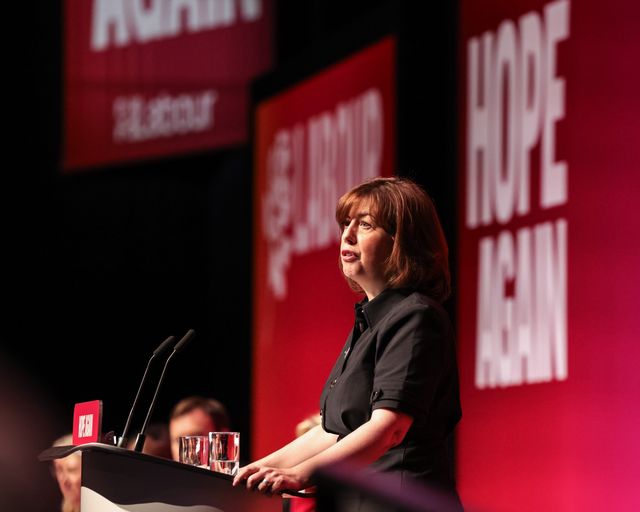 Deputy Leader of the Labour Party and Secretary of State for Education Lucy Powell MP speaks during the Labour Party Annual Conference 2026 at Convention Centre, Liverpool, United Kingdom on 27 September 2026

(Photo by Mark Cosgrove/News Images)