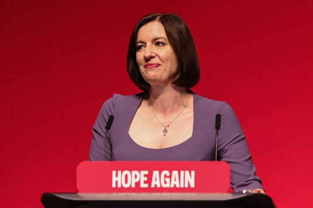 Chair of the Labour Party and Minister for Women and Equalities Bridget Phillipson MP speaksduring the Labour Party Annual Conference 2026 at Convention Centre, Liverpool, United Kingdom on 27 September 2026

(Photo by Mark Cosgrove/News Images)