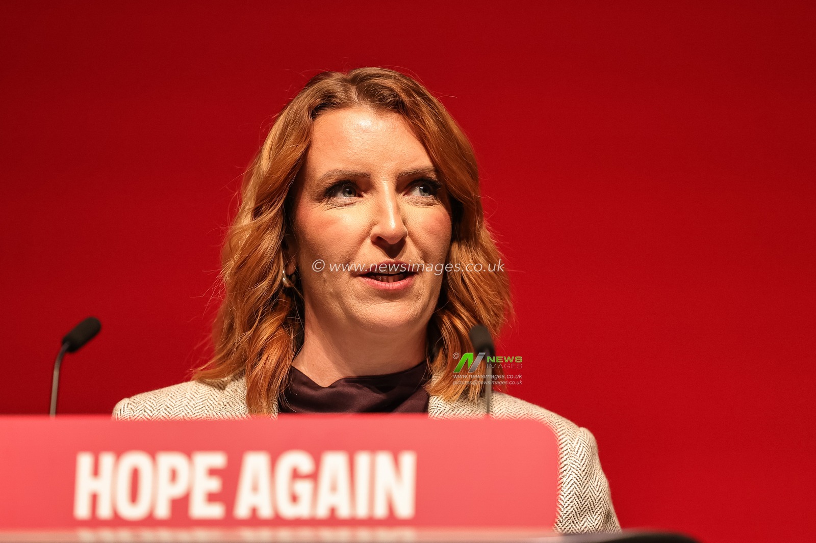 First Secretary of State, Chancellor of the Duchy of Lancaster and Minister for the Cabinet Office Louise Haigh MP speaks during the Labour Party Annual Conference 2026 at Convention Centre, Liverpool, United Kingdom on 27 September 2026

(Photo by Mark Cosgrove/News Images)