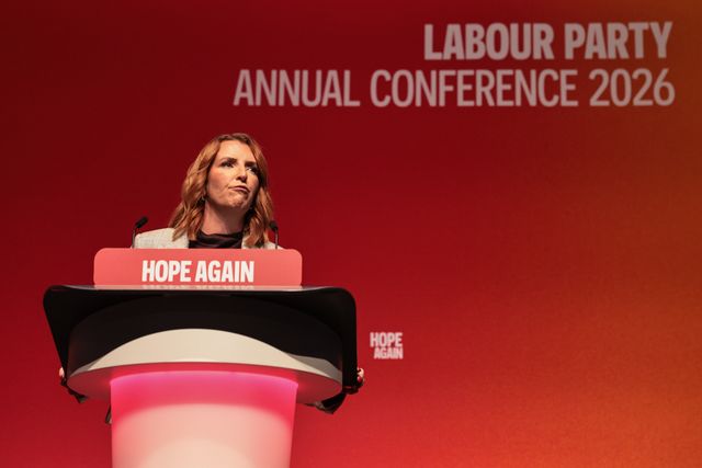 First Secretary of State, Chancellor of the Duchy of Lancaster and Minister for the Cabinet Office Louise Haigh MP speaks during the Labour Party Annual Conference 2026 at Convention Centre, Liverpool, United Kingdom on 27 September 2026

(Photo by Mark Cosgrove/News Images)