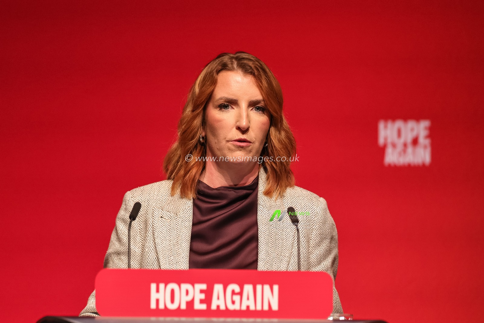 First Secretary of State, Chancellor of the Duchy of Lancaster and Minister for the Cabinet Office Louise Haigh MP speaks during the Labour Party Annual Conference 2026 at Convention Centre, Liverpool, United Kingdom on 27 September 2026

(Photo by Mark Cosgrove/News Images)