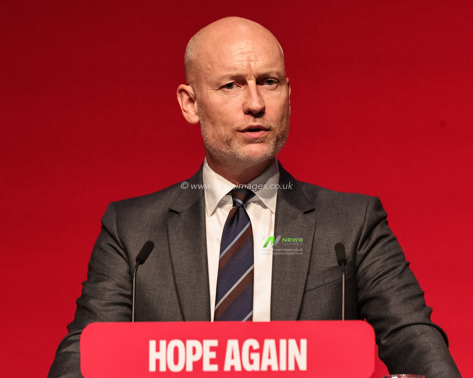 Secretary of State for Wales Stephen Kinnock MP speaks during the Labour Party Annual Conference 2026 at Convention Centre, Liverpool, United Kingdom on 27 September 2026

(Photo by Mark Cosgrove/News Images)