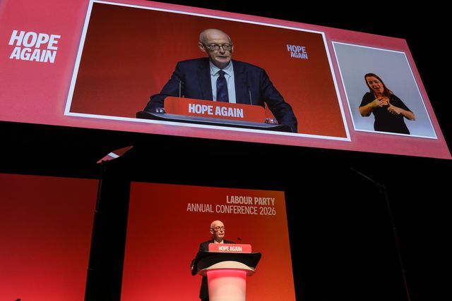 Secretary of State for Work and Pensions Pat McFadden MP speaks during the Labour Party Annual Conference 2026 at Convention Centre, Liverpool, United Kingdom on 27 September 2026

(Photo by Mark Cosgrove/News Images)