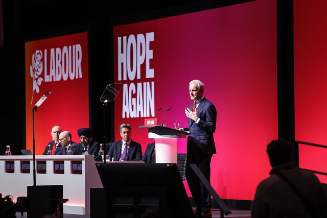 Prime Minister of Norway Jonas Gahr Store speaks during the Labour Party Annual Conference 2026 at Convention Centre, Liverpool, United Kingdom on 27 September 2026

(Photo by Mark Cosgrove/News Images)