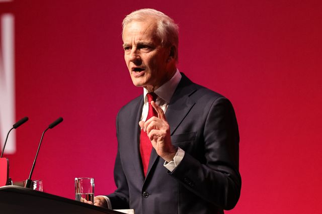Prime Minister of Norway Jonas Gahr Store speaks during the Labour Party Annual Conference 2026 at Convention Centre, Liverpool, United Kingdom on 27 September 2026

(Photo by Mark Cosgrove/News Images)
